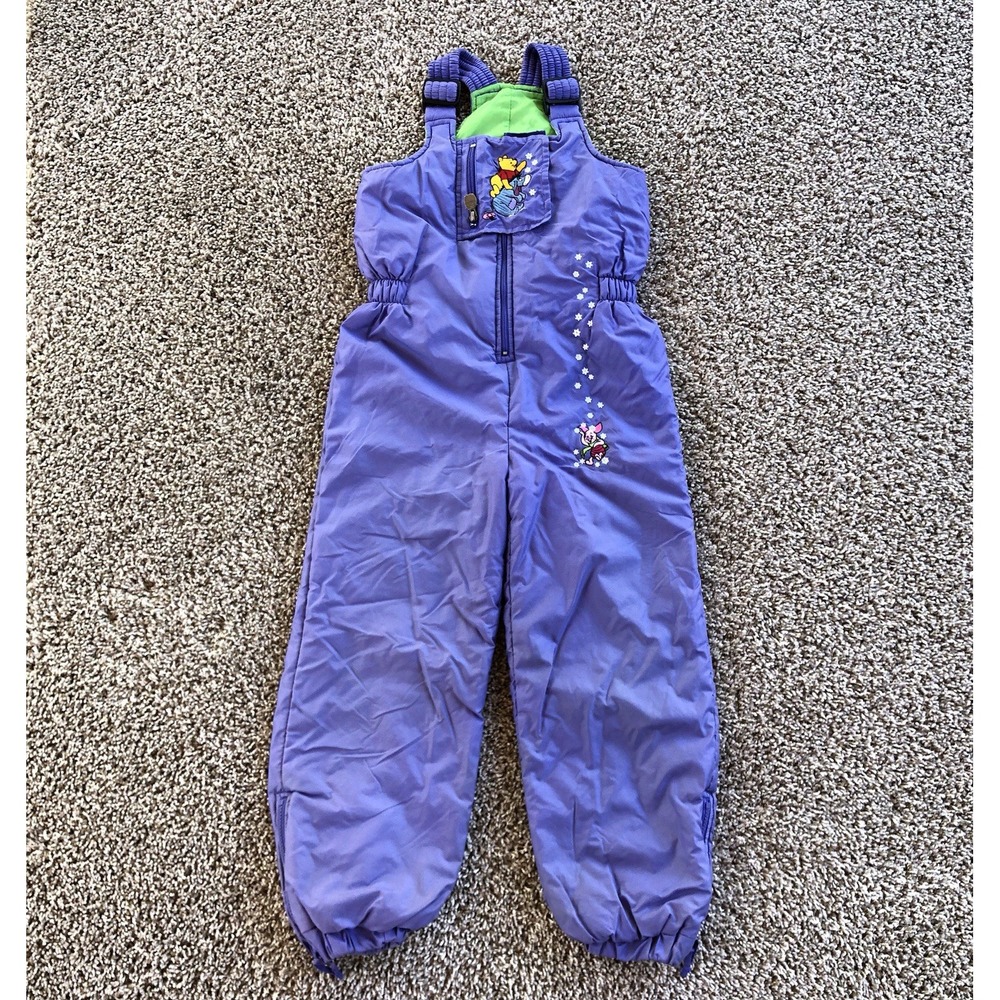 Vintage Disney Catalog Winnie The Pooh Snow Bib Overalls Kids S Embroidered READ